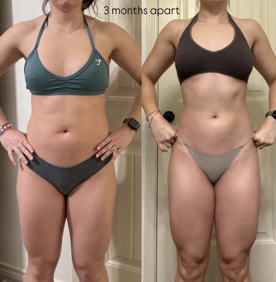 A REAL client, before and after
