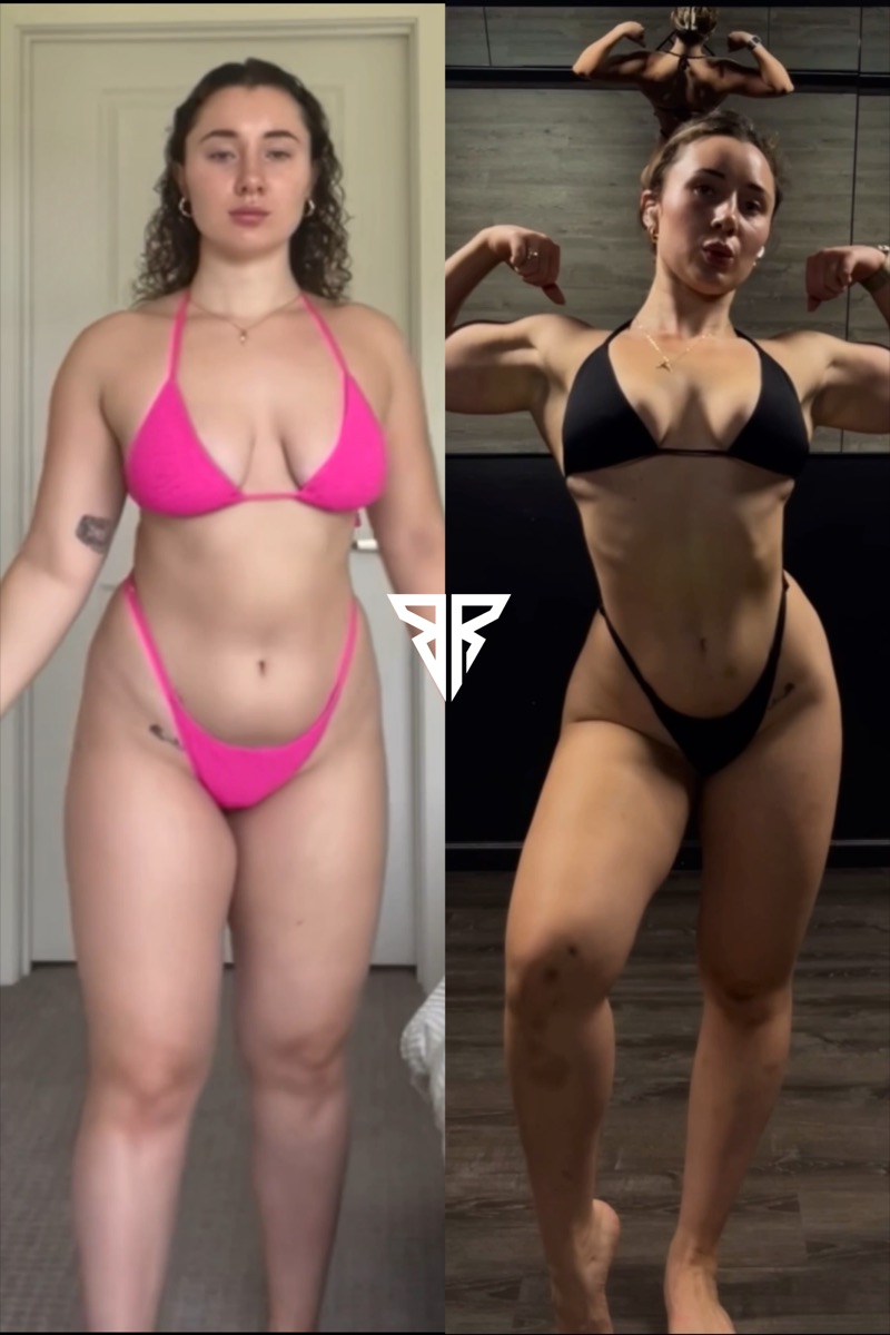 A REAL client, before and after