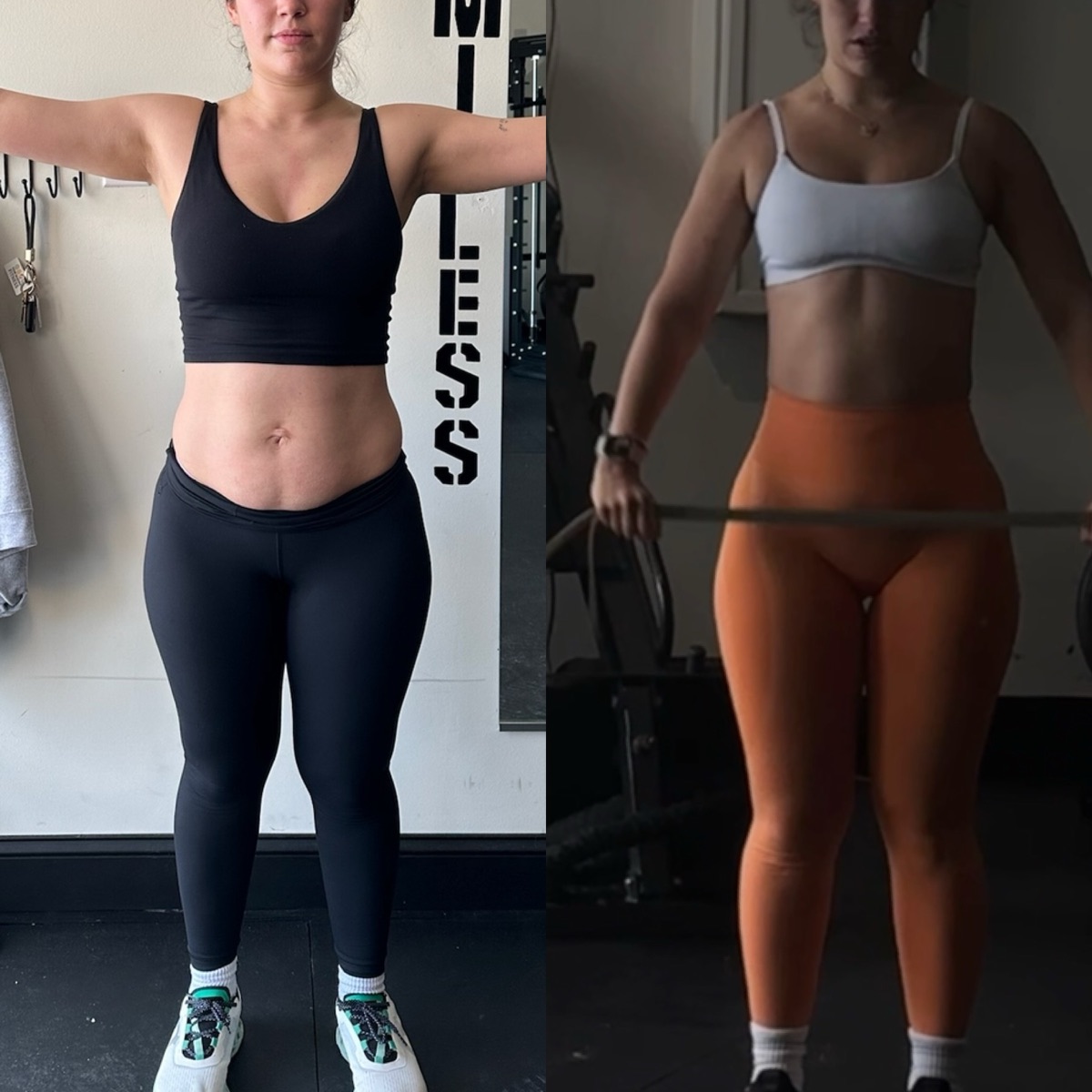 A REAL client, before and after